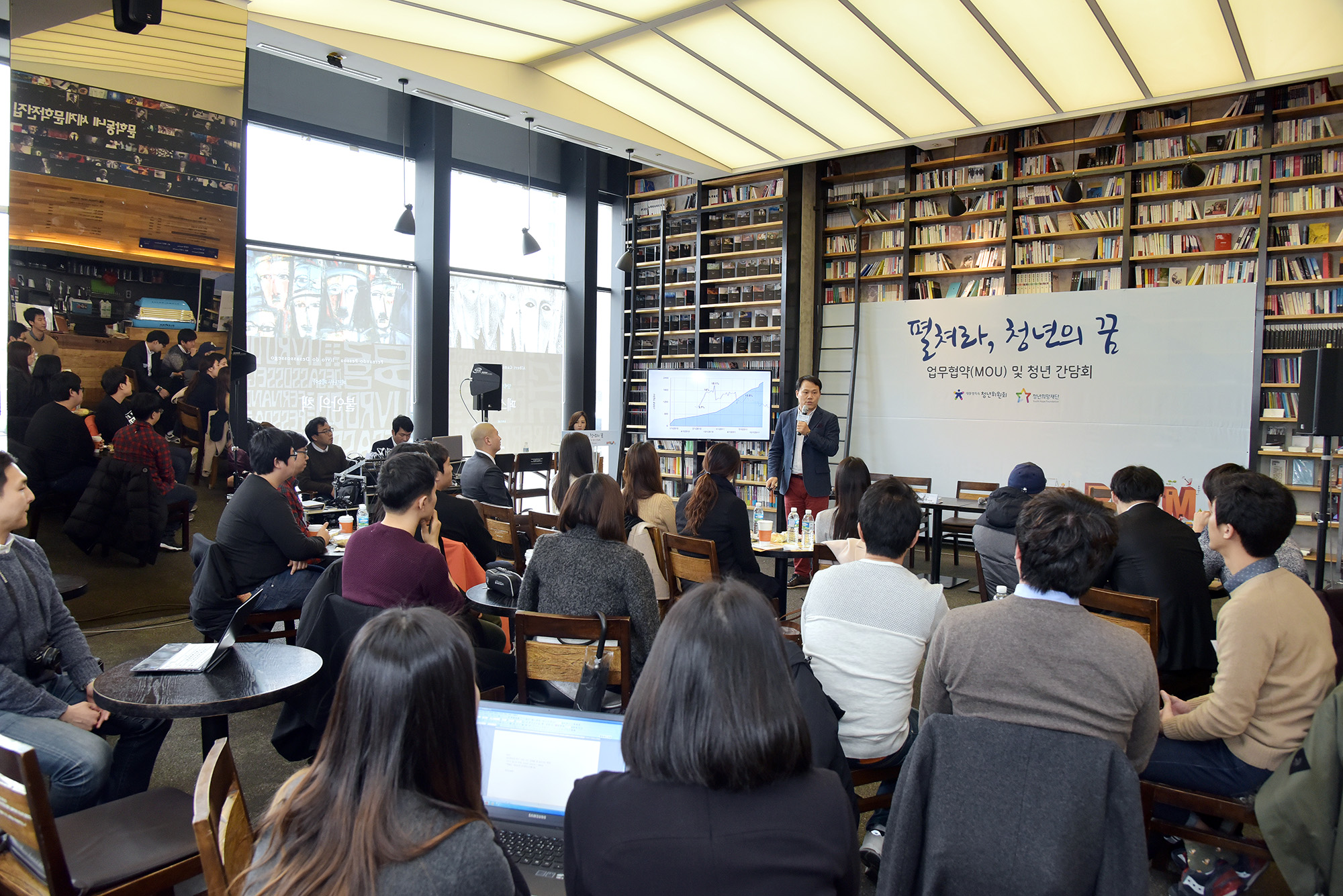 대통령직속 청년위원회, 청년희망재단 MOU 체결 및 청년 간담회 “펼쳐라, 청년의 꿈＂